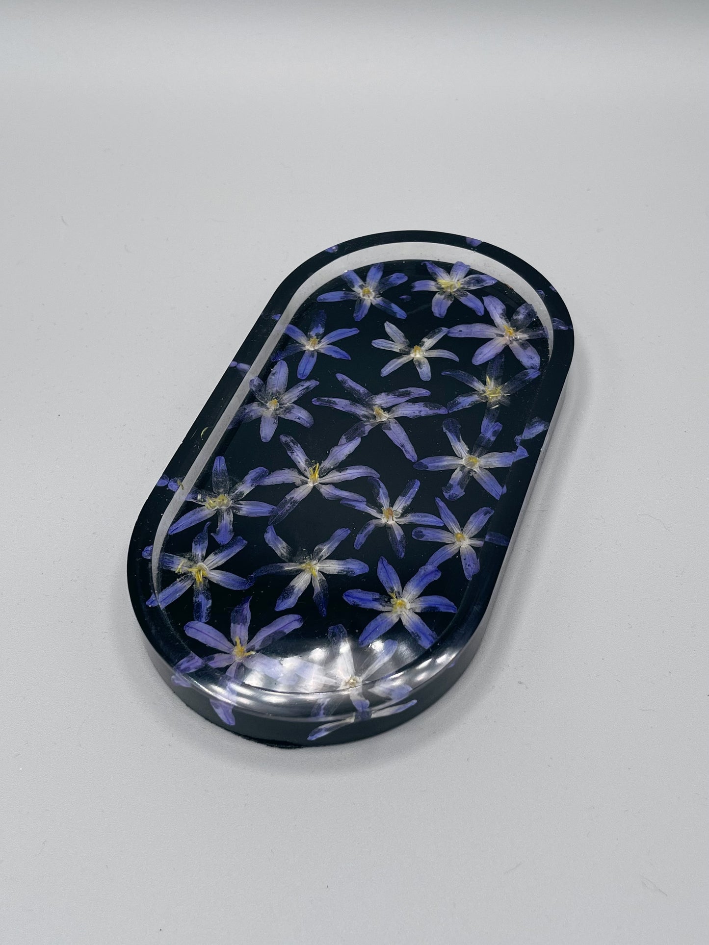 Floral Oval Tray