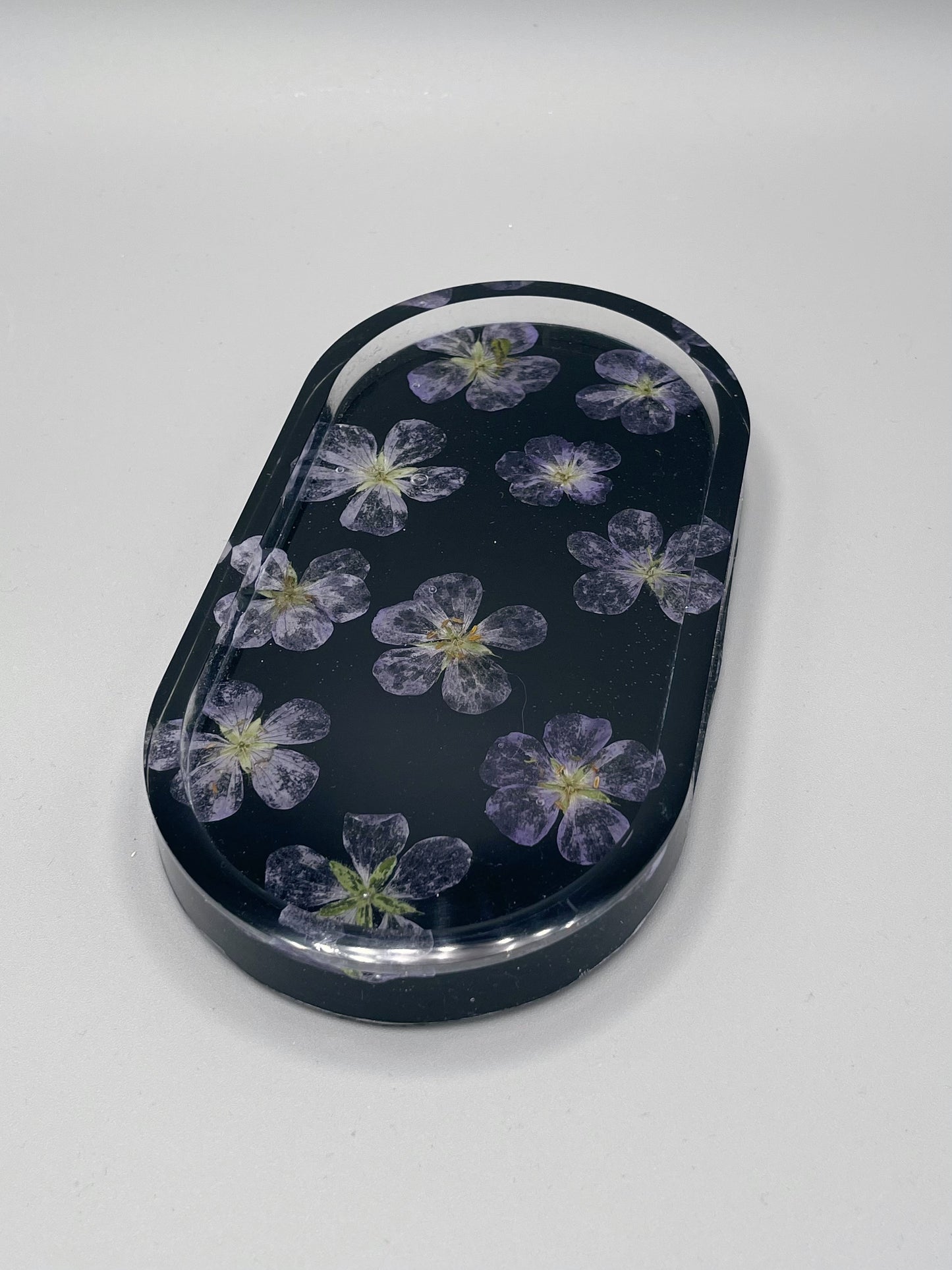 Floral Oval Tray