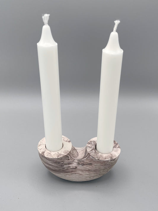 Macaroni Candle Holder