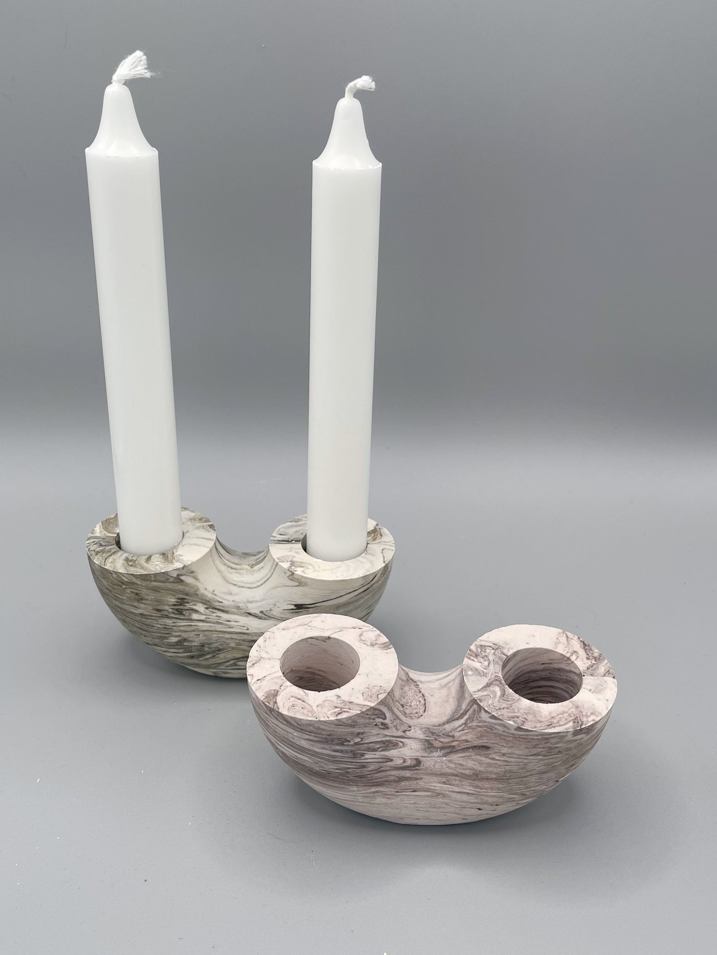 Macaroni Candle Holder