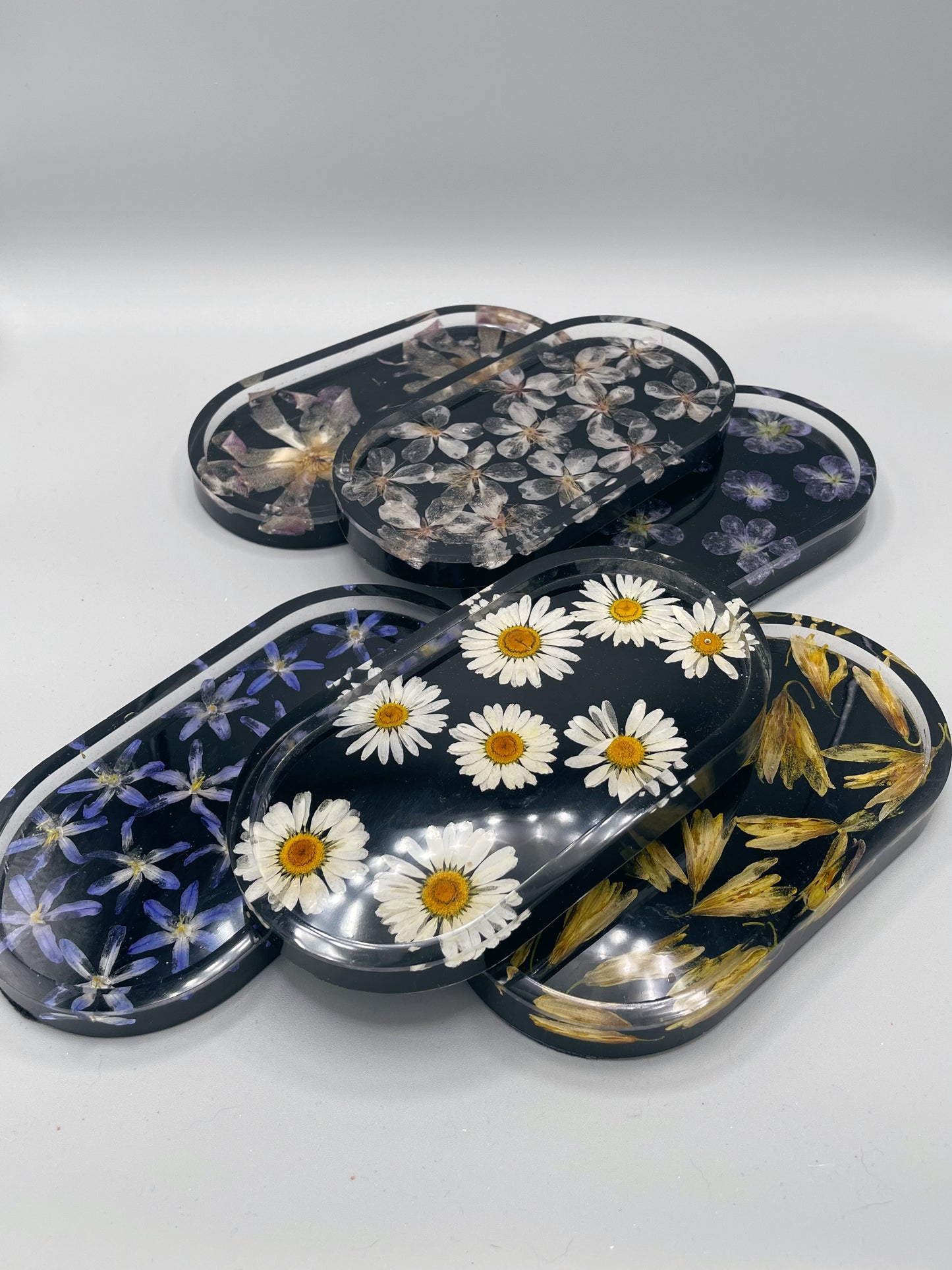 Floral Oval Tray