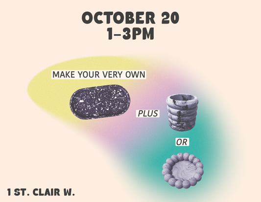 Terrazzo Workshop - October 20 - 1pm